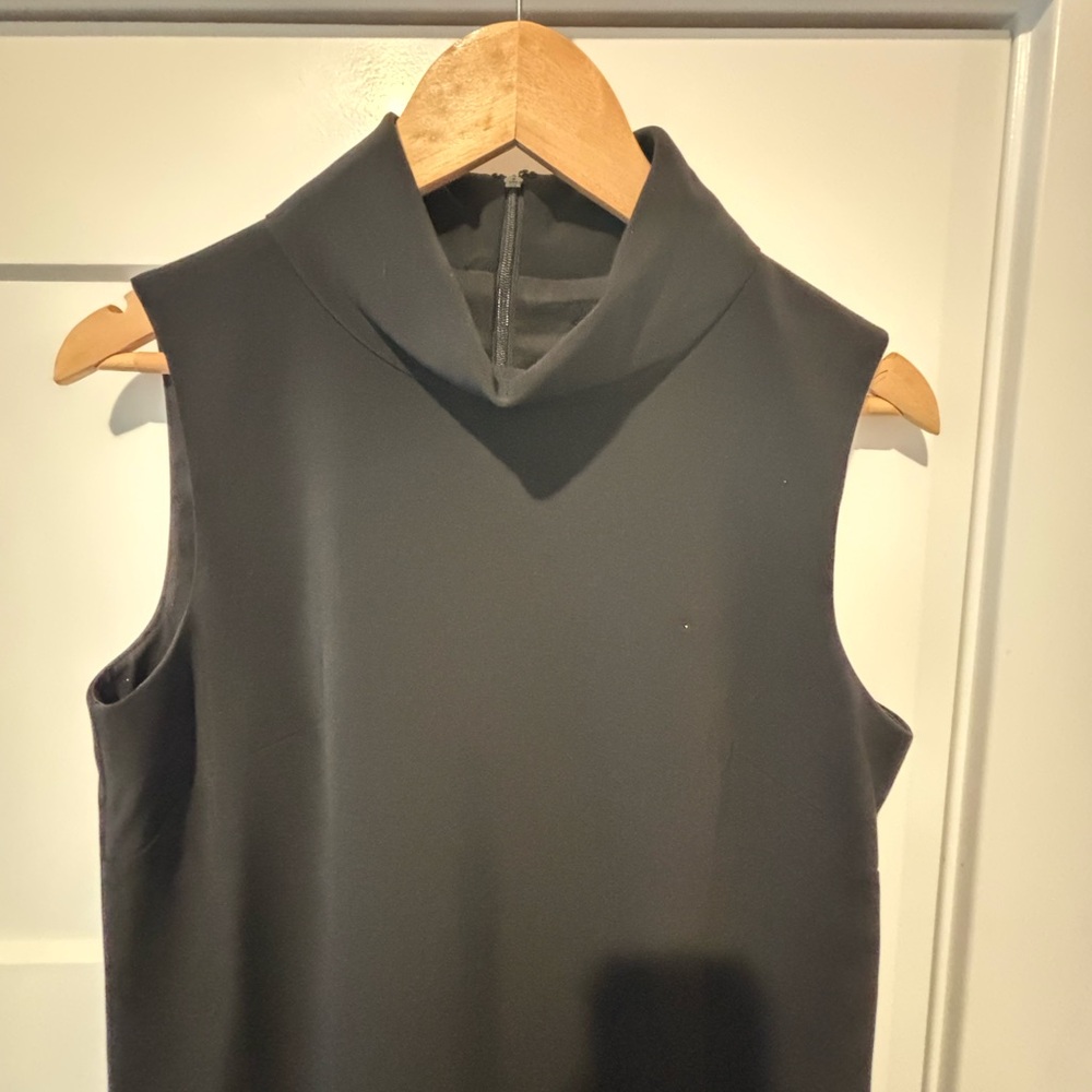 Alex Marie Mary sleeveless mock neck shift dress, black, sz 6 - Picture 5 of 6